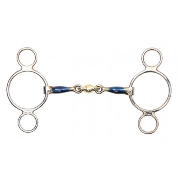Blue Sweet Iron Ring Gag with Lozenge