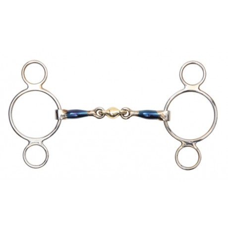 Blue Sweet Iron Ring Gag with Lozenge